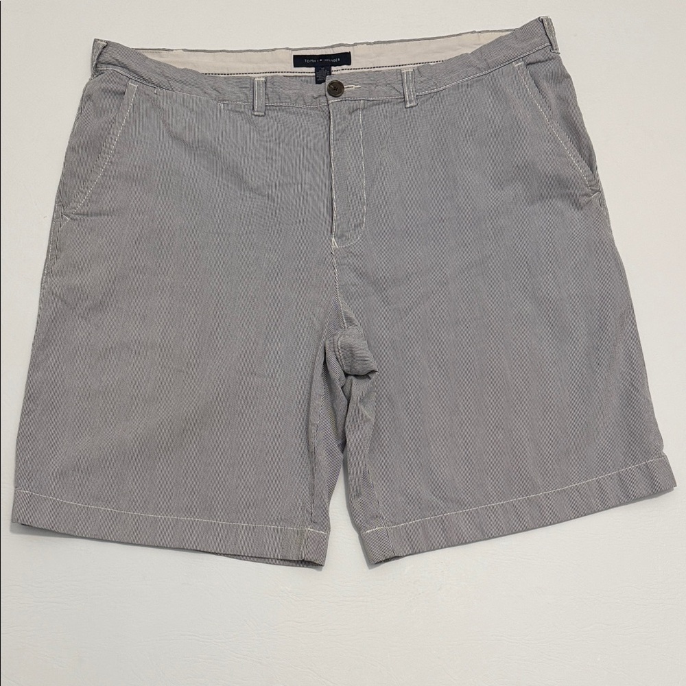 Tommy Hilfiger Light Gray‎ Men's Flat Front Shorts